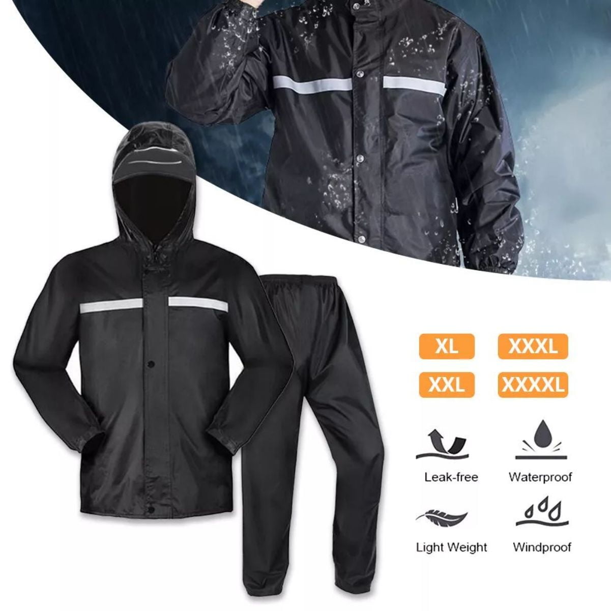 Raincoat for men with pant sales