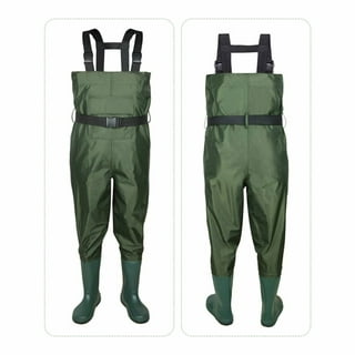 Night Cat Nylon Chest Fishing Hunting Waders for Men with Rubber Boot Foot