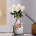 thumbnail image 1 of WSZZL Artificial Flower Bouquet for Home Decor, Fake Dandelions Simulation Plants for Wedding Party, Living Room, Office, Indoor Decoration, 6 Pieces, 1 of 4