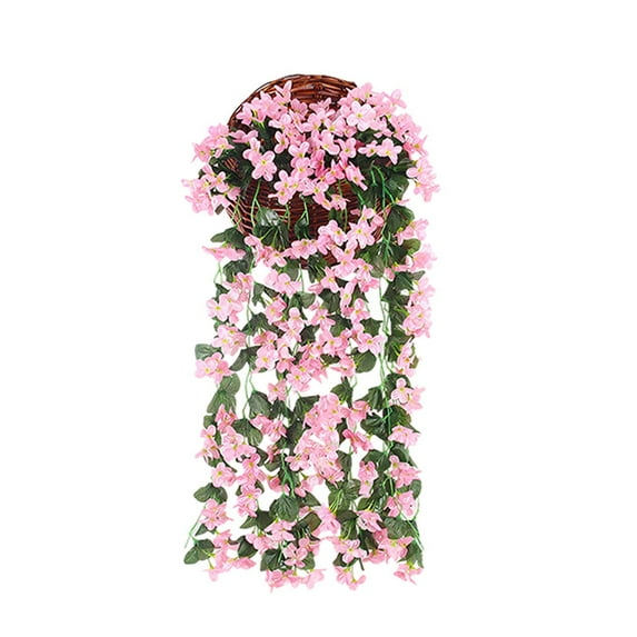 WSZZL Artificial Silk Wisteria Flower, Hanging Garland, Wall Decoration, Elegant Home Decor, Indoor Outdoor Use, Perfect for Weddings, Parties, Restaurants, Events