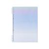 WSZZL B5 Stylish Gradient Loose-leaf Notebook, Detachable Ring Design, 360° Foldable and Portable, Thickened Paper for Smooth Writing, Perfect for Professionals and Commuters