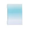 WSZZL B5 Stylish Gradient Loose-leaf Notebook, Detachable Ring Design, 360° Foldable and Portable, Thickened Paper for Smooth Writing, Perfect for Professionals and Commuters