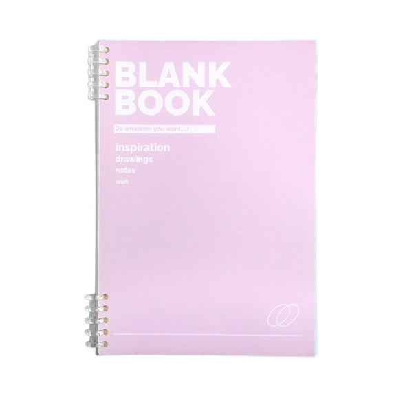 WSZZL B5 Thick Note Making Notebook with Plastic Cover, 60 Sheets Coiled Flip Notebook, 8mm Grid Spacing for Organized Writing and Sketching, Portable and Durable, Ideal for Notes and Journals