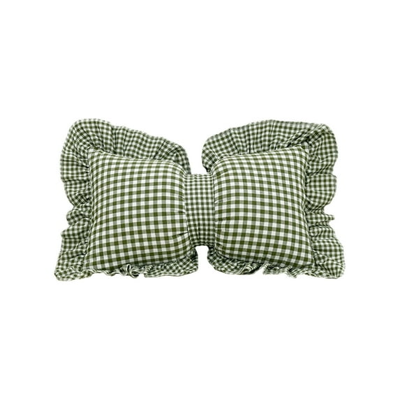 WSZZL Bow Pillow, Polyester Cushion, Decorative Waist Pillow, Comfortable Support, Home Decor, Gift for Mother's Day, Stylish and Versatile Use