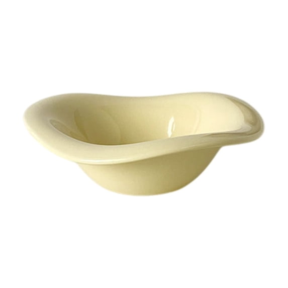 WSZZL Ceramic Dessert Bowl Set - Elegant Small Serving Dishes for Tea Time, Fruit Salads, Ice Cream & Everyday Use - Durable & Dishwasher-Safe Tableware for Home, Cafe