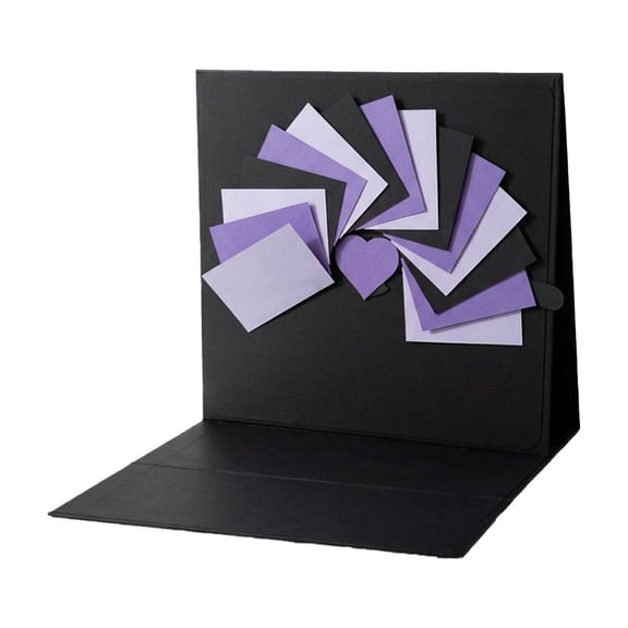 WSZZL DIY Rotating Photo Album Frame, Handcrafted Keepsake Gift, Perfect for Graduation, Wedding, Anniversary, Birthday Celebrations, Ideal for Memory Preservation, Great for Adults