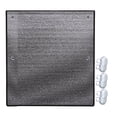 thumbnail image 1 of WSZZL Double Sided Aluminum Foil Insulation Film for Window Sunshade Heat Reflective Glass Sticker with Suction Cups for Room Privacy and Thermal Protection, 1 of 5