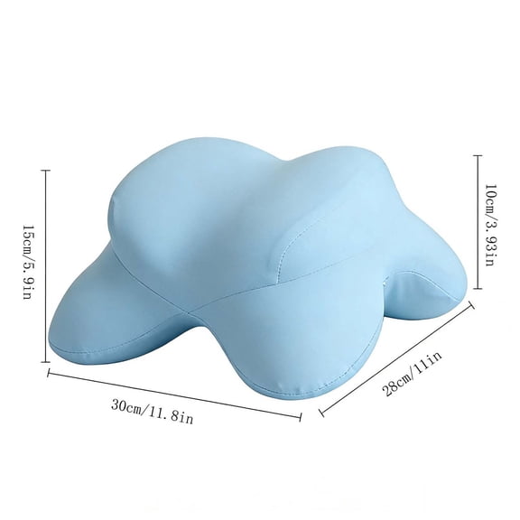 WSZZL Dual Petal Nap Pillow, Memory Foam Contour Neck Pillow, Portable Office Desk Rest Travel Headrest, Ergonomic Sleep Support For Adults Home Work Break