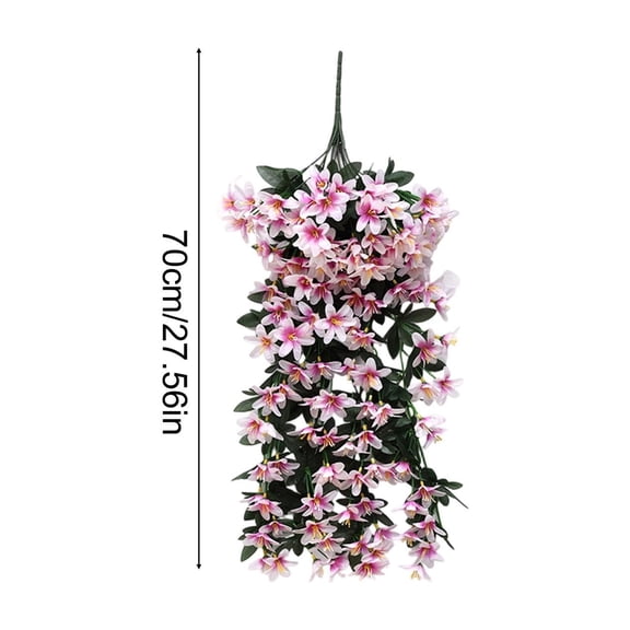 WSZZL Exotic Artificial Lilys Vines, Lifelike Silk Flowers for Home Decor, Perfect for Weddings, Parties, Offices, and More, Ideal for Floral Enthusiasts, Watermelon Red