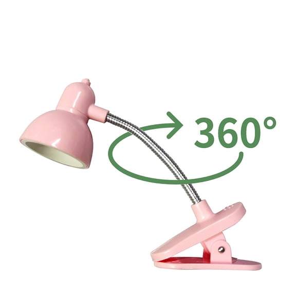 WSZZL LED Mini Clip Table Lamp, Adjustable Brightness, Energy-Efficient Night Light, Versatile Design for Reading, Bedside, Home Office, Cozy Lighting Solution