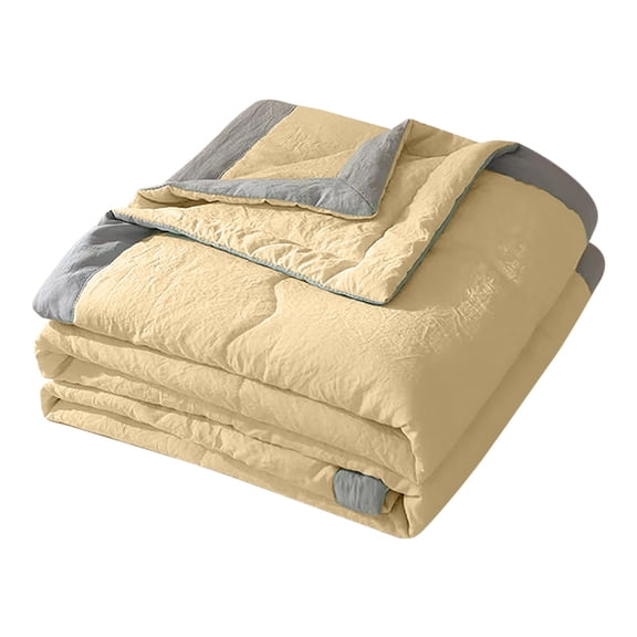WSZZL Lightweight Summer Quilt, Washable Comforter, Breathable Soft Fabric, Ideal for Dormitories and Bedrooms, Perfect for Family Use