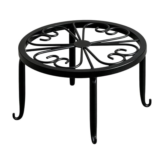 WSZZL Nordic Style Wrought Iron Flower Rack, Strong Load-Bearing Design for Large Pots, Elevated Ventilation for Healthy Plants, Perfect Indoor Decor for Living Balcony