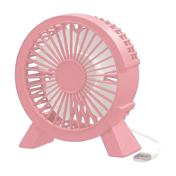 WSZZL Quiet Desk Fan, USB Powered, Compact Portable Fan, Ideal for Home Office Use, Easy to Clean, Adjustable Airflow, Multi-Use Cooling Solution