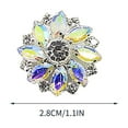 thumbnail image 1 of WSZZL Rhinestone Glass Button, DIY Hand Decorated, Stylish Fashion Accessory, Versatile Detachable Clips, Ideal for Blouses, Dress Suits, Tuxedos, Elegant Wardrobe Upgrade, 1 of 5
