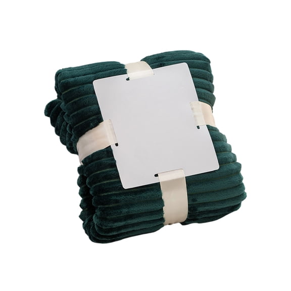 WSZZL Soft Thick Facecloth Blanket, Cozy Fleece Throw, Plush Warm Bed Cover, Ideal for Relaxation, Perfect Gift for Home Comfort, Winter Nights Must-Have