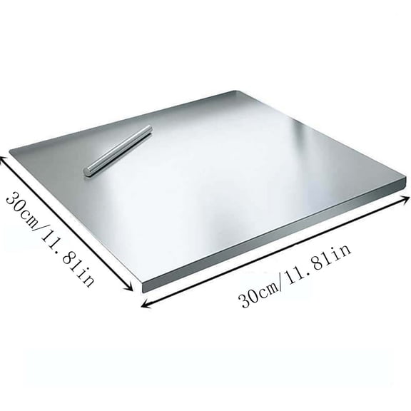 WSZZL Stainless Steel Cutting Board, Food-Grade Metal Chopping Board, Multi-Functional Prep Station for Kitchen, Countertop Protector for Daily Cooking Tasks, Ideal for Home Chefs