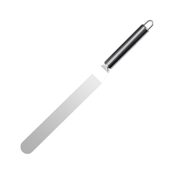 WSZZL Stainless Steel Icing Spatula, Offset Cake Decorating Tool, Baking Scraper, Frosting Spreader, Kitchen Utensil for Smooth Icing and Cake Decor