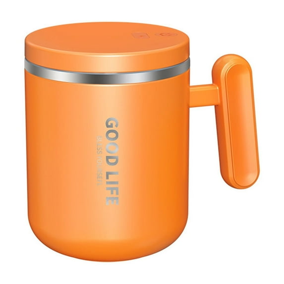 WSZZL Stainless Steel Rechargeable Mixing Cup, Automatic Soy Milk Mixer, USB Rechargeable, High Performance, Ideal for Coffee, Protein Shakes, Meal Prep