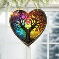 thumbnail image 1 of WSZZL Tree of Life Suncatcher, Heart Shaped Home Decor, Positive Energy Wall Hanging, Indoor Outdoor Decoration, Unique Gift for Family, Nature Inspired Ornament, 1 of 5