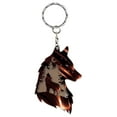 thumbnail image 1 of WSZZL Wolf Key Chain, Plateau Wolf Decoration, Key Chain Gift, Office Decor, Unique Accessories for Wolf Lovers, Perfect for Gifts or Personal Use, Durable Keychain, 1 of 5