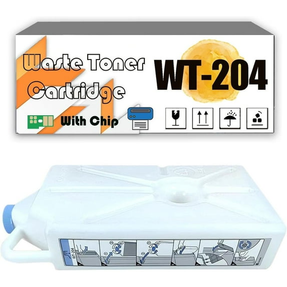 WT-204 WT204 FM1-P094-020 Waste Toner Bottle Compatible for Canon C7055 C7065 C7260 C7270 C7565i C7570i C7580i C9065 C9075 C9270 C9280 DXC7765i DXC7770i DXC7780i Printers