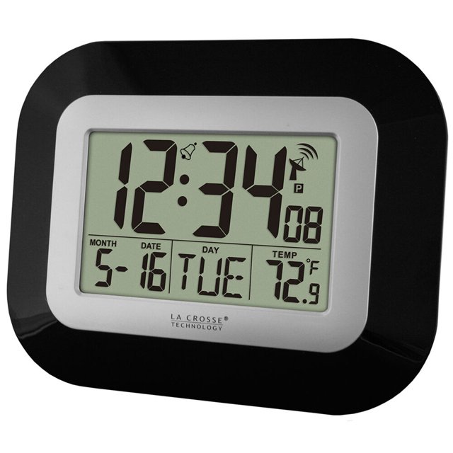 WT8005UB La Crosse Technology Atomic Digital Wall Clock IN