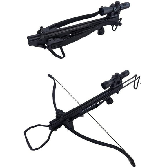 WT-SCOUT Survival Foldable Crossbows w/ Retractable Stock & 4 x 30 scope