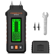 WT01S Two Pins Wood Moisture Meter LCD Display Digital Humidity Tester for Lumber Concrete Wall Brick Firewood Building Material