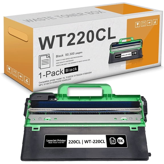 WT220CL Black Waste Toner Replacement for HL 3140CW 3170CDW Printer