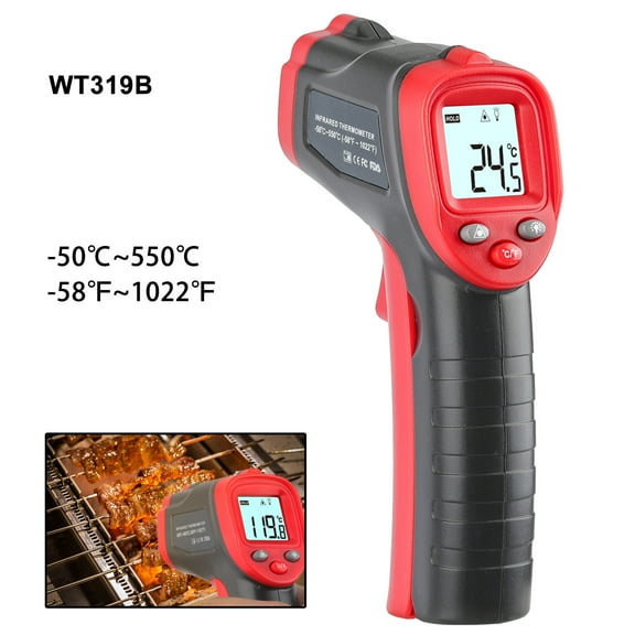 WT319A WT319B infrared thermometer Industrial baking air conditioner refrigerator heating thermometer