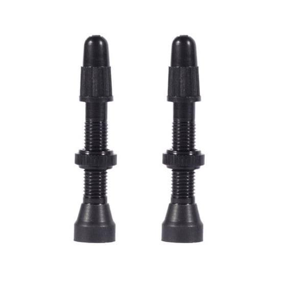 WTB TCS Presta Tubeless Valves 34mm Black Aluminum Pair