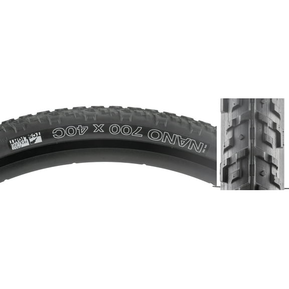 WTB Nano Mountain Bike Tubeless Clincher Tire 700" x 40", Black