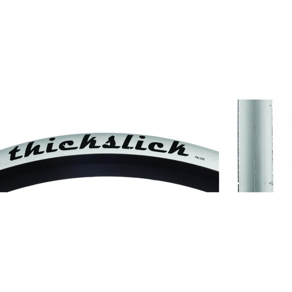 WTB ThickSlick Tire - 700 x 25, Clincher, Wire, White, Comp