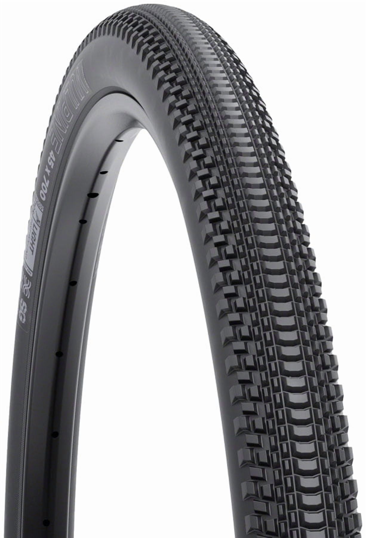 WTB Vulpine Gravel Tire 700x45C, Folding, Tubeless Ready, Dual DNA, TCS Light/Fast Rolling, 120TPI, Black