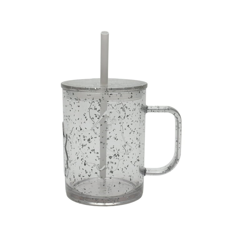 10 oz double wall glass coffee mug with lid 10 oz Double Wall Glass Mug (Set of 2)