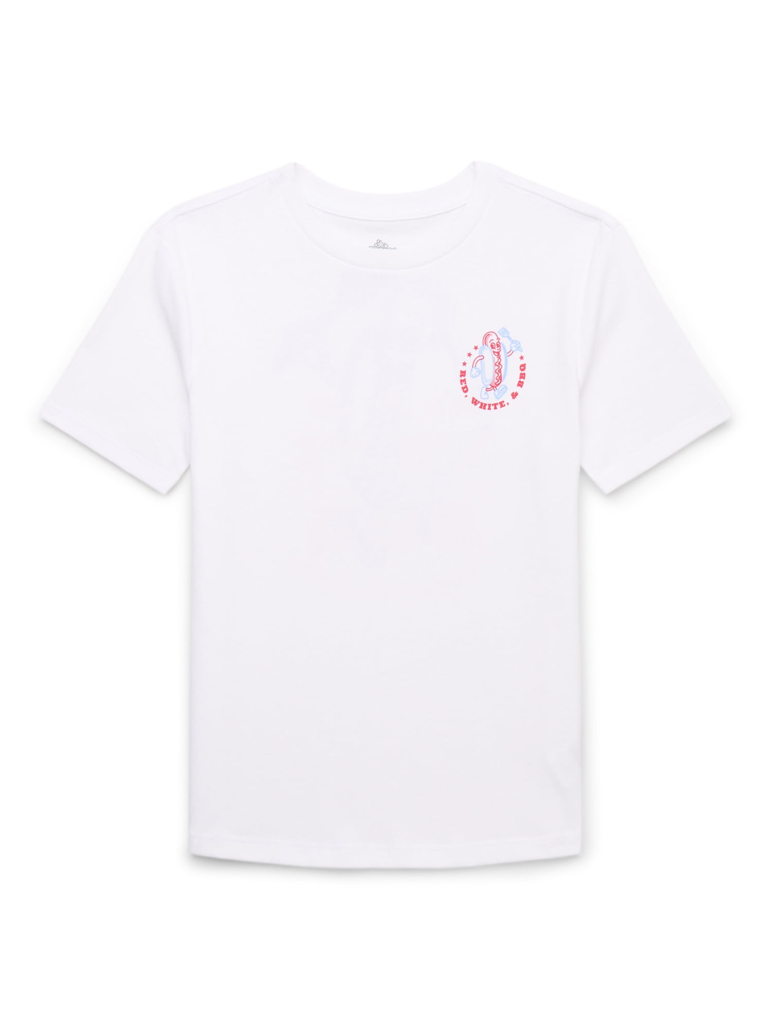 Way to Celebrate Boys Short Sleeve Americana T-Shirt, Sizes 4-18 & Husky