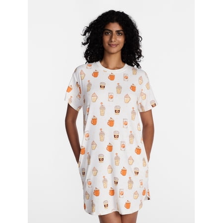 Way To Celebrate Halloween Women's Sleepshirt Top and Socks Set from Way to Celebrate, 2-Piece, Sizes XS-3X
