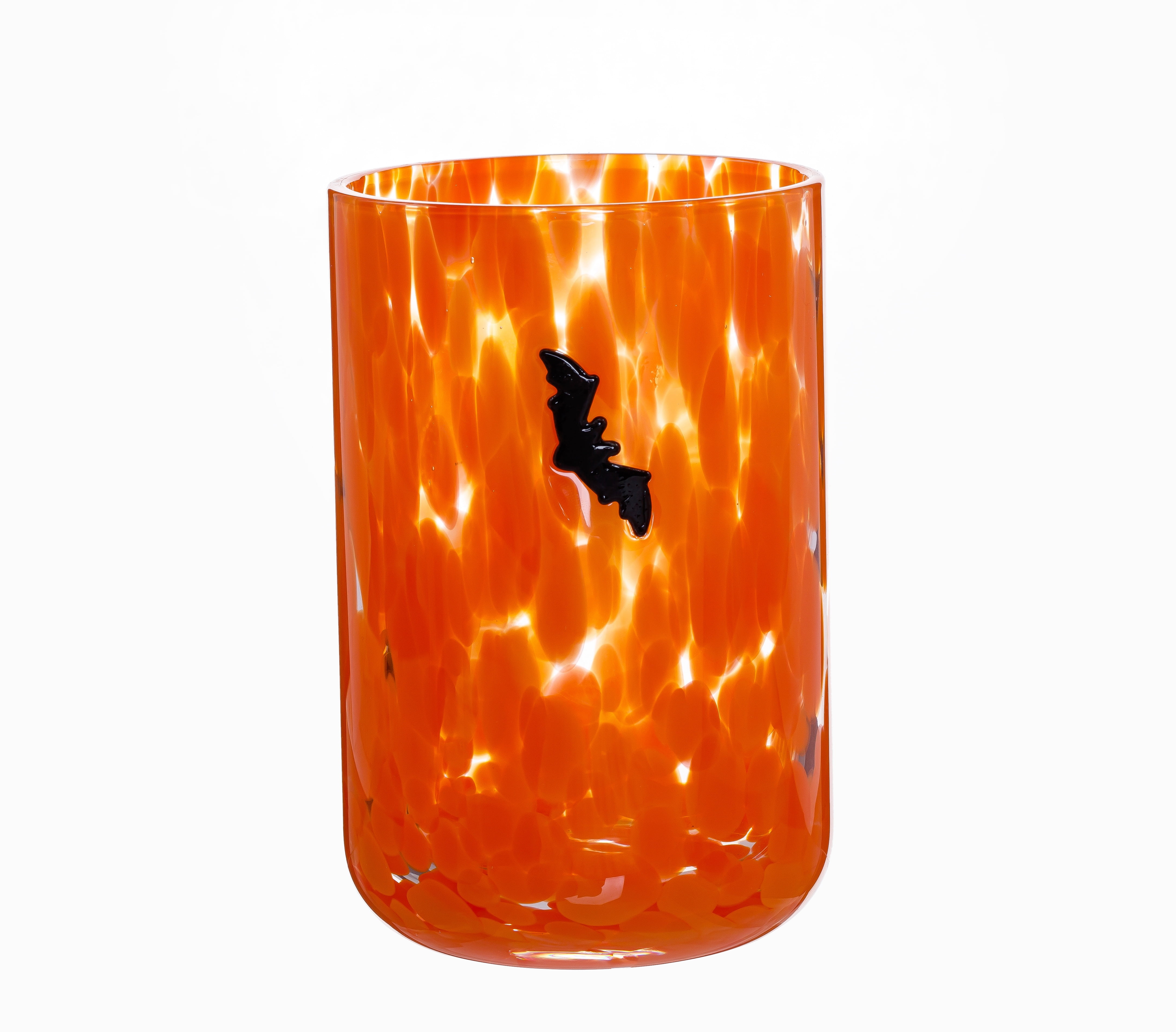 Way to Celebrate 16 fl oz Halloween Bats Charm Drinking Glass