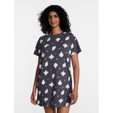 Way To Celebrate Halloween Women's Sleepshirt Top and Socks Set from Way to Celebrate, 2-Piece, Sizes XS-3X