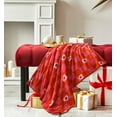 thumbnail image 1 of Way to Celebrate Super Soft Cozy Valentines Day Oversize Plush Throw Blankets, Check Hearts, 1 of 4