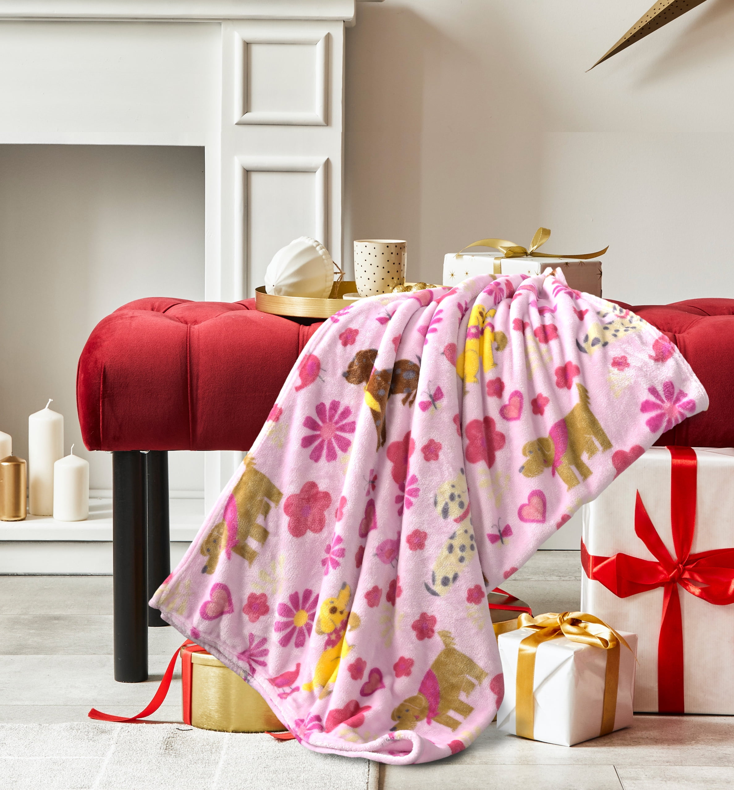 Way to Celebrate Super Soft Cozy Valentines Day Oversize Plush