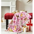 thumbnail image 1 of Way to Celebrate Super Soft Cozy Valentines Day Oversize Plush Throw Blankets, Dogs, 1 of 4