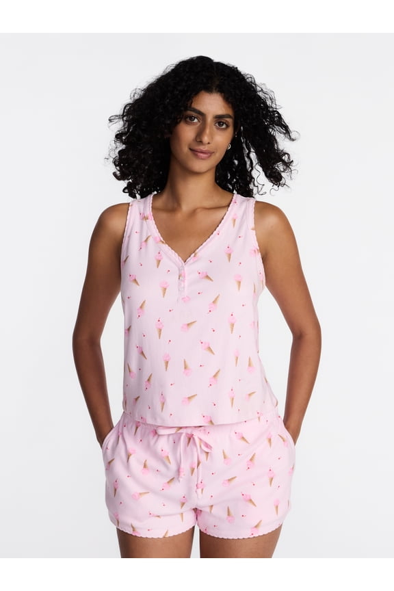 Women's Pointelle Pajama Set, 2-Piece, Sizes XS-3X