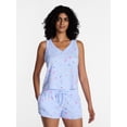 thumbnail image 1 of Way to Celebrate Women's Pointelle Pajama Set, 2-Piece, Sizes XS-3X, 1 of 5