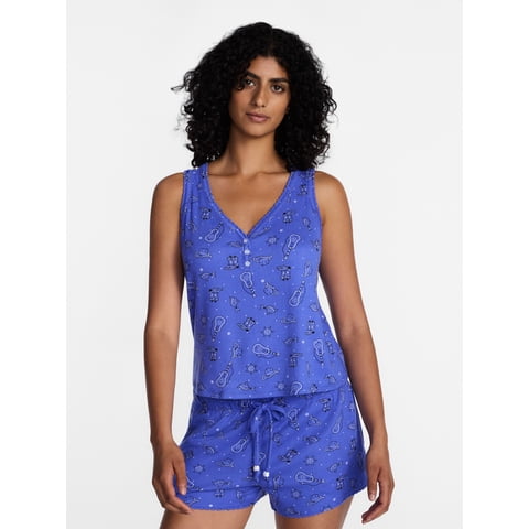 Women's Pointelle Pajama Set, 2-Piece, Sizes XS-3X