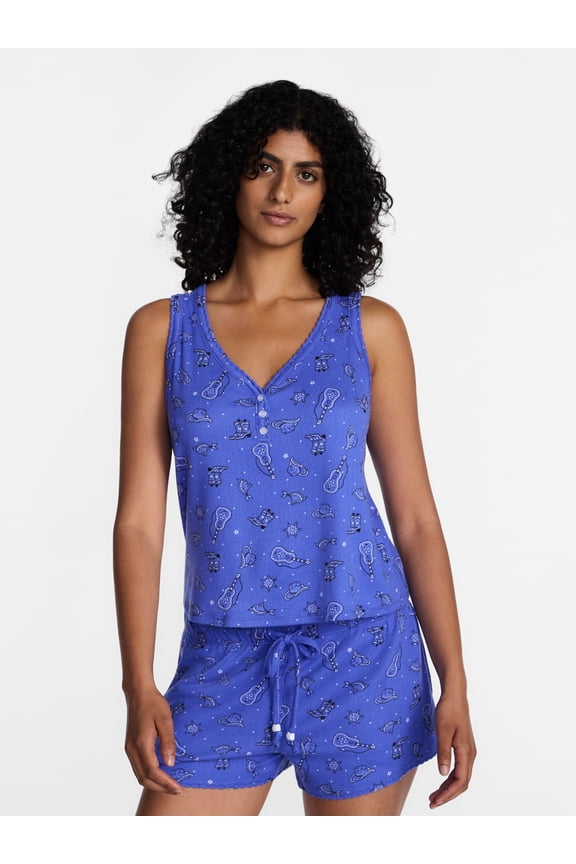 Women's Pointelle Pajama Set, 2-Piece, Sizes XS-3X