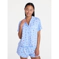 thumbnail image 1 of Way to Celebrate Women's Shorty Notch Fourth of July Pajama Set, 2-Piece, Sizes XS-3X, 1 of 5