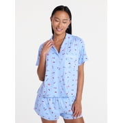 Women's Shorty Notch Fourth of July Pajama Set, 2-Piece, Sizes XS-3X