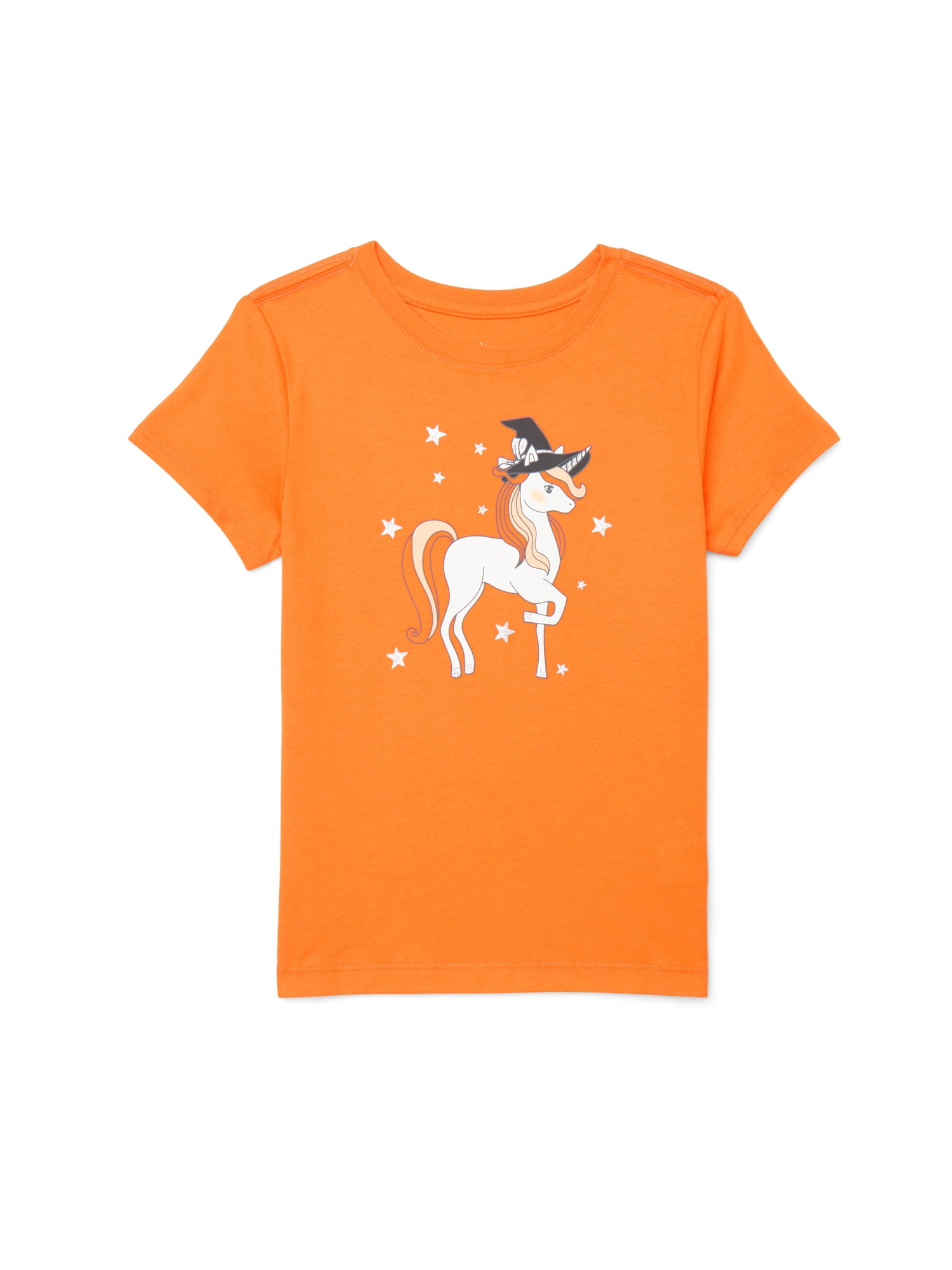 Halloween Girls' Graphic Tee with Short Sleeves from Way to Celebrate, Sizes 4-18
