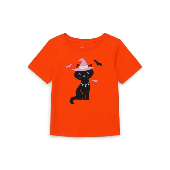 Halloween Toddlers' Graphic Tee with Short Sleeves from Way to Celebrate, Sizes 12M-5T